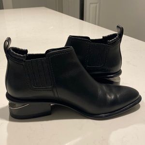 Alexander wang black low boots